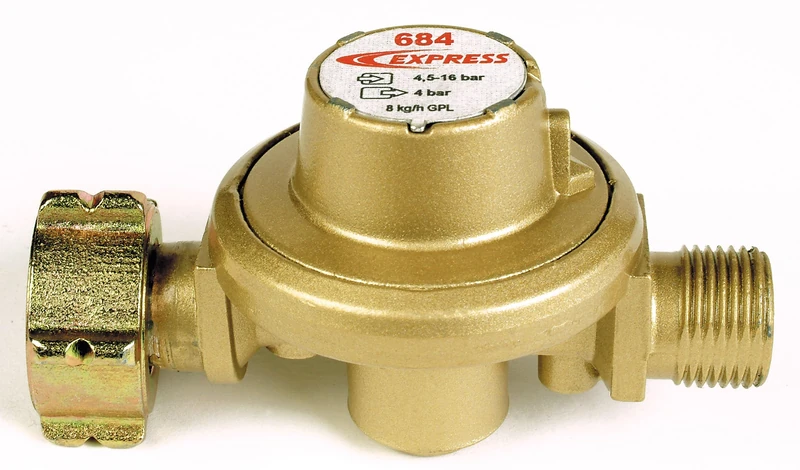Express 684 Fixed Regulator 4 Bar Outlet 3/8th Left-Accessory Welding Lamp-Roofer-Sealing Torch - Spare Parts - Image 1