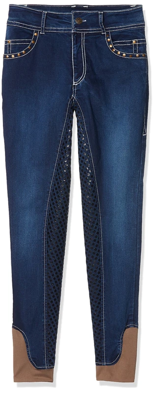 Hkm Pasadena Summer Denim Breeches, Denim Blue 170 - Image 1