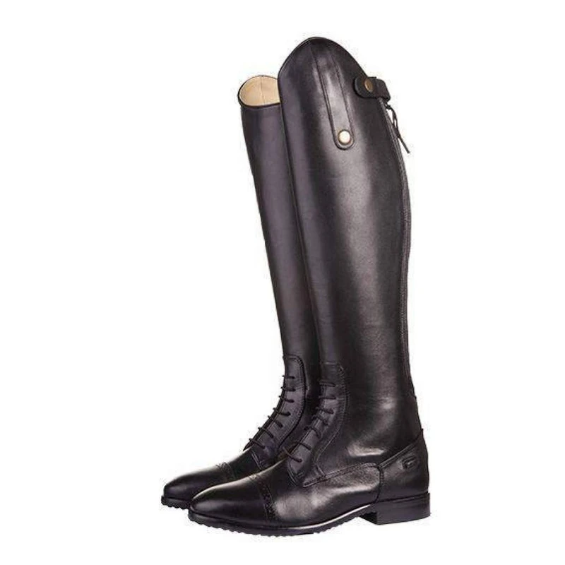 HKM Kids Valencia standard long/narrow Riding Boots, Black, 6