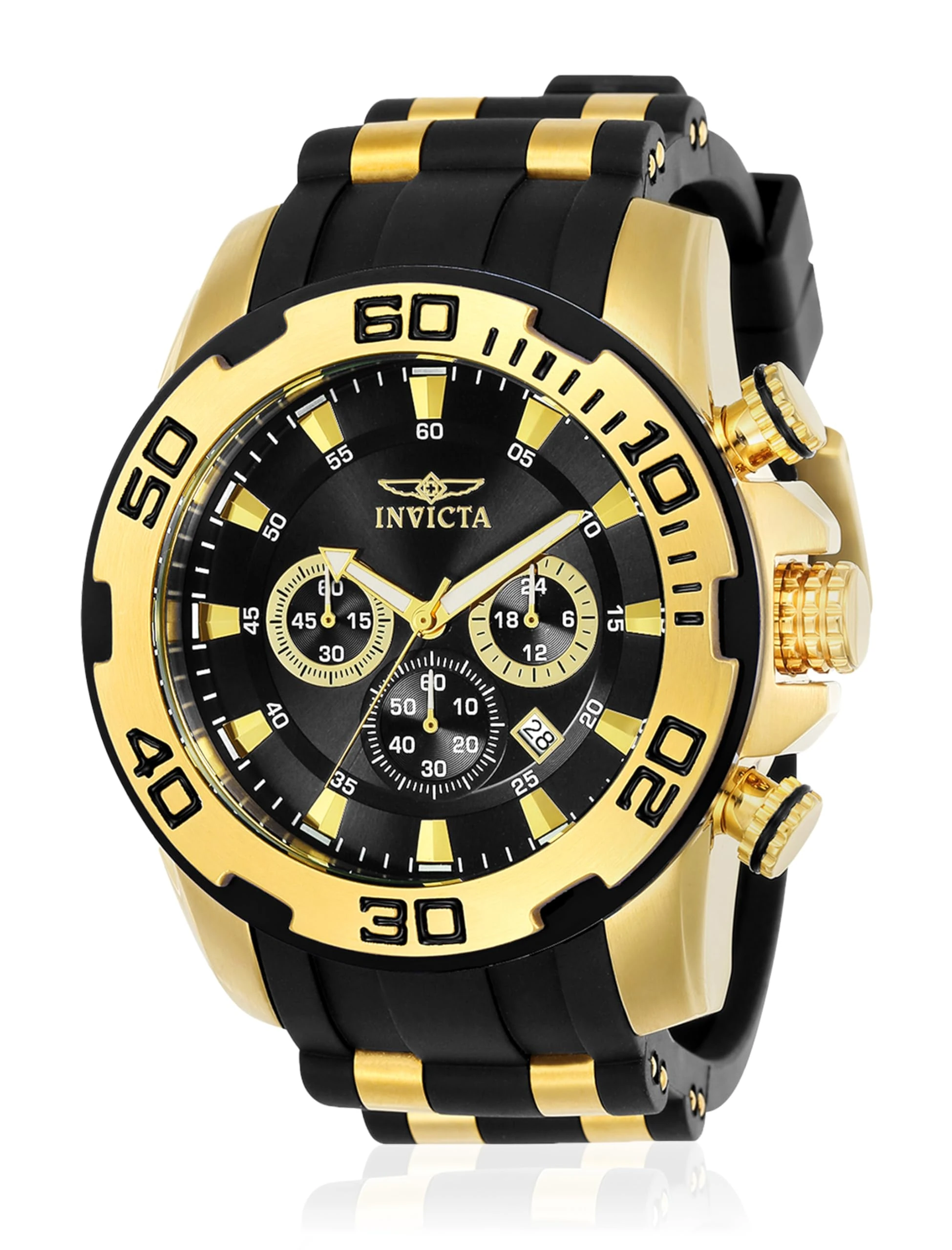Invicta Pro Diver Stainless Steel Men's Quartz Watch - 50mm