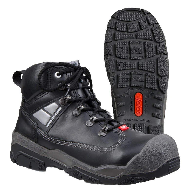 Ejendals 1818-38 Size 38 "Jalas 1818 Drylock Wide" Safety Boots - Black/Grey/Red