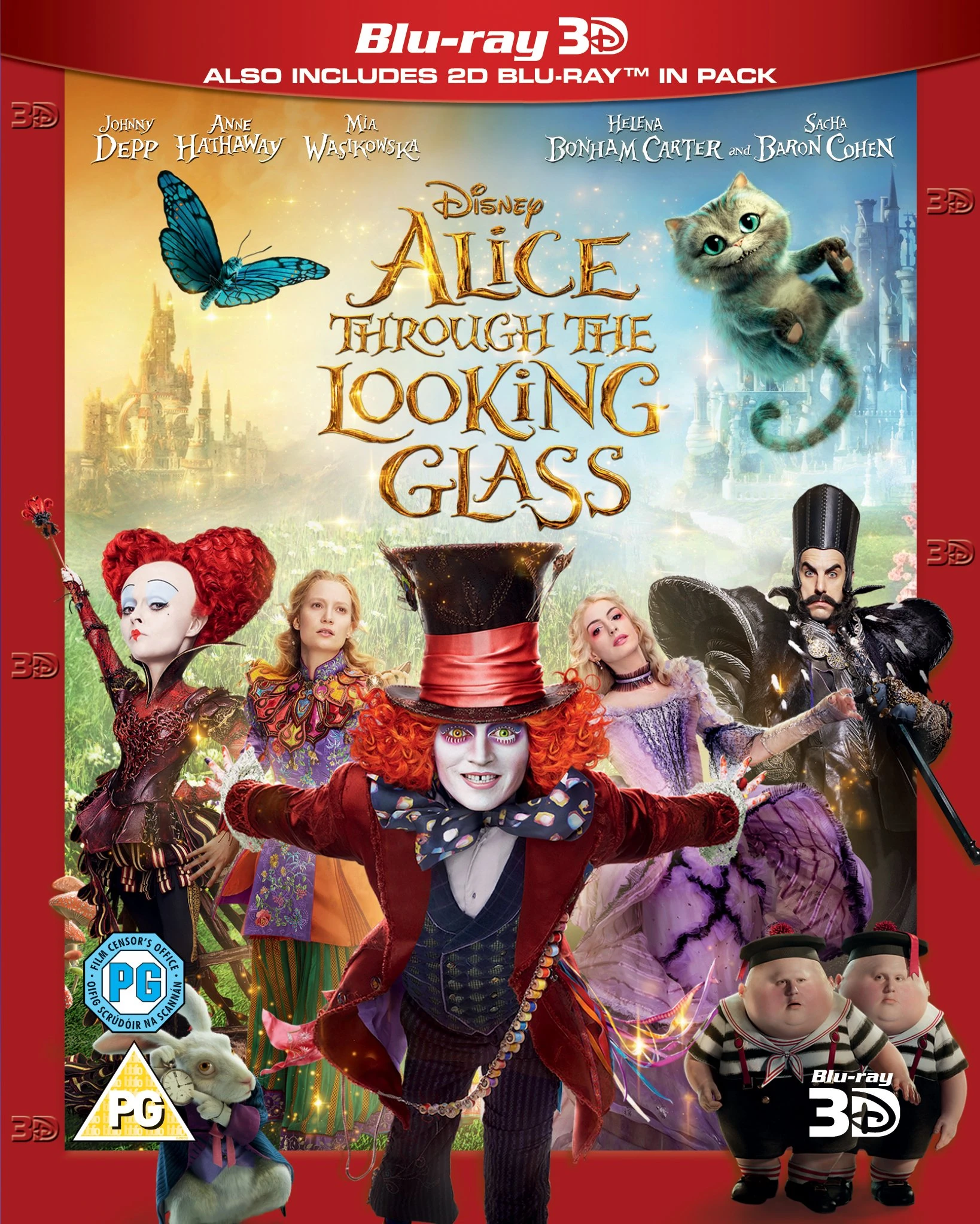 Disney's Alice Through The Looking Glass [Blu-ray 3D]