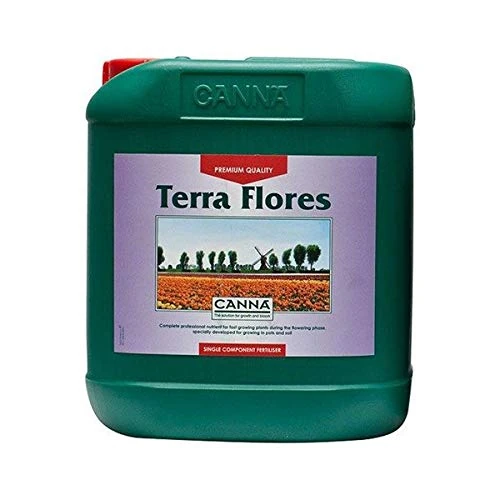 CANNA Terra Vega Terra Flores 1 5 & 10 Litre Nutrient Soil Growing HYDROPONICS (10 Terra Flores)
