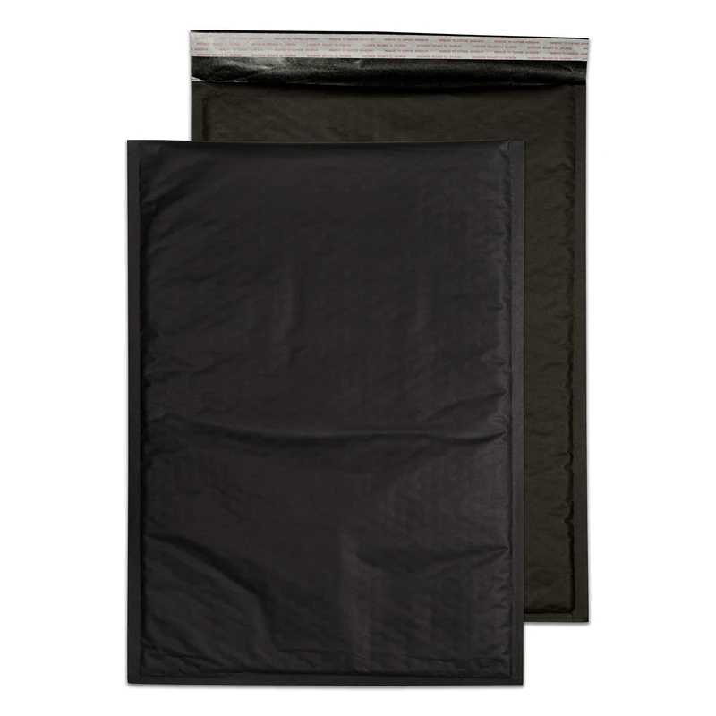 Blake Purely Packaging 470 x 330 mm Envolite Peel & Seal Padded Bubble Envelopes (KBP470) Black - Pack of 50