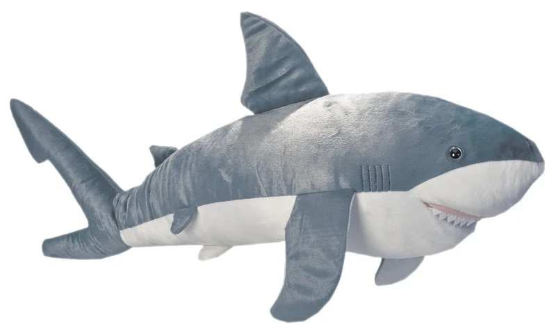 Wild Republic Jumbo Shark Giant Plush Soft Toy, Gifts for Kids, 76 cm, 30"