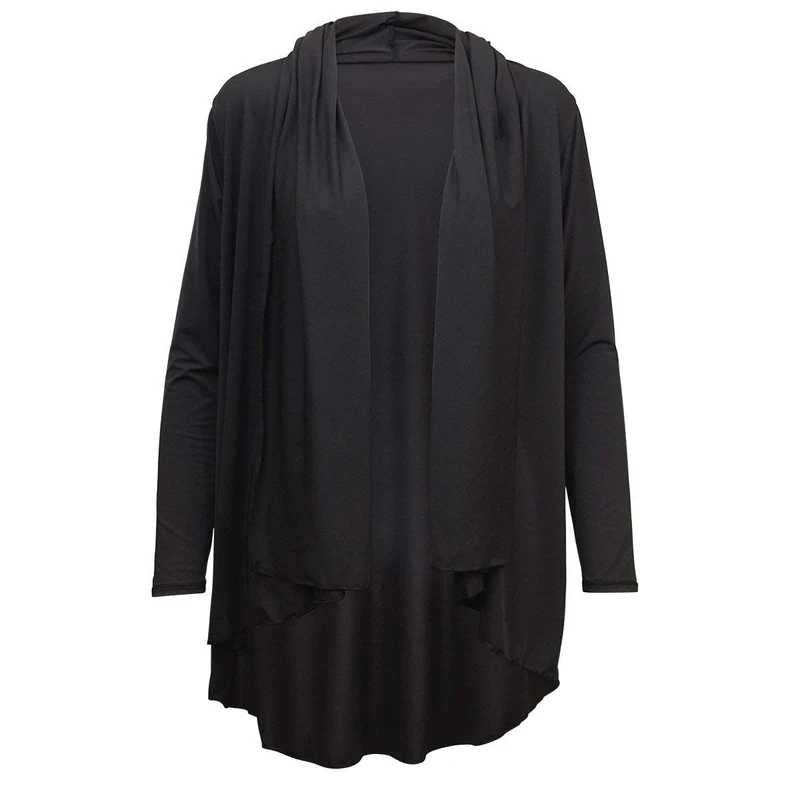 UV Skinz UPF 50+ Womens Hooded Resort Wrap - Black -