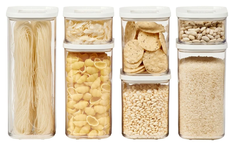 Mepal 7-Piece Food Storage Container Set - White - Image 1