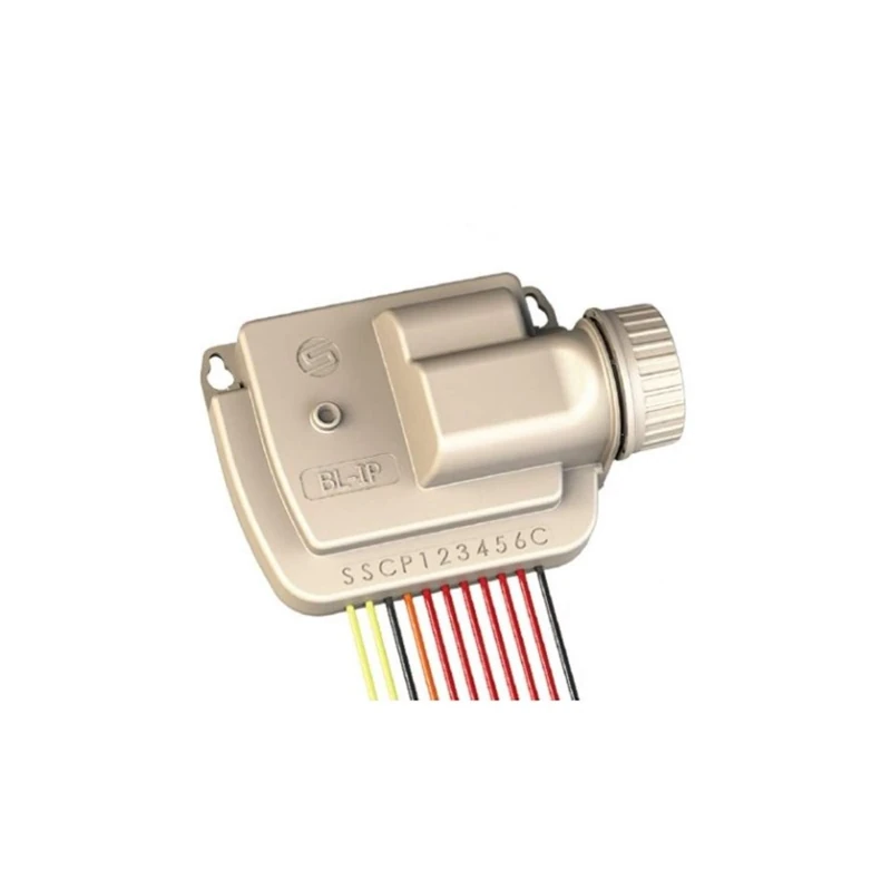 Solem BL-IP1 9V Battery Powered Irrigation Programmer with Bluetooth Connection Range up to 10 m Waterproof for 1 Season, White, 14 x 9 x 5.5 cm