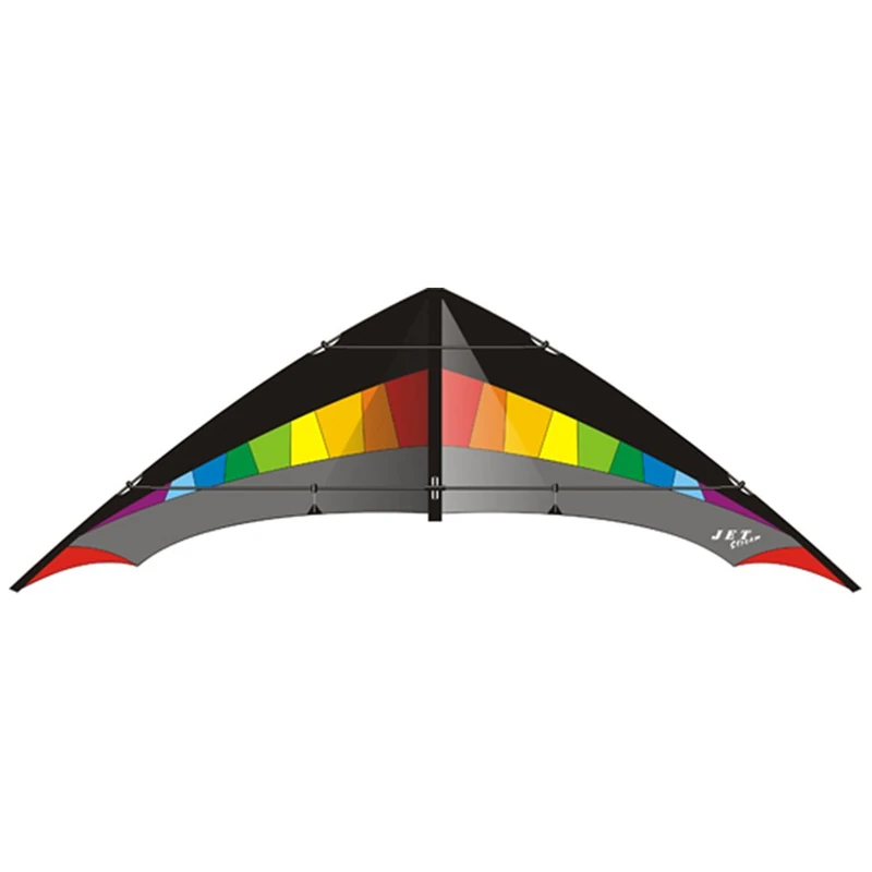 Elliot Jet Stream Kite - Black/Grainbow Intermediate Model
