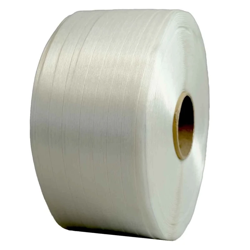 Polyester Fabric Tape 19 mm x 600 m - Quality Pro Tecplast FF - PET Textile Strapping Tape for Heavy Loads