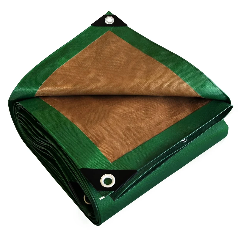 Plastic Outdoor Waterproof Tarpaulin for Roof Construction - 250 g/m² - 8 x 12 m