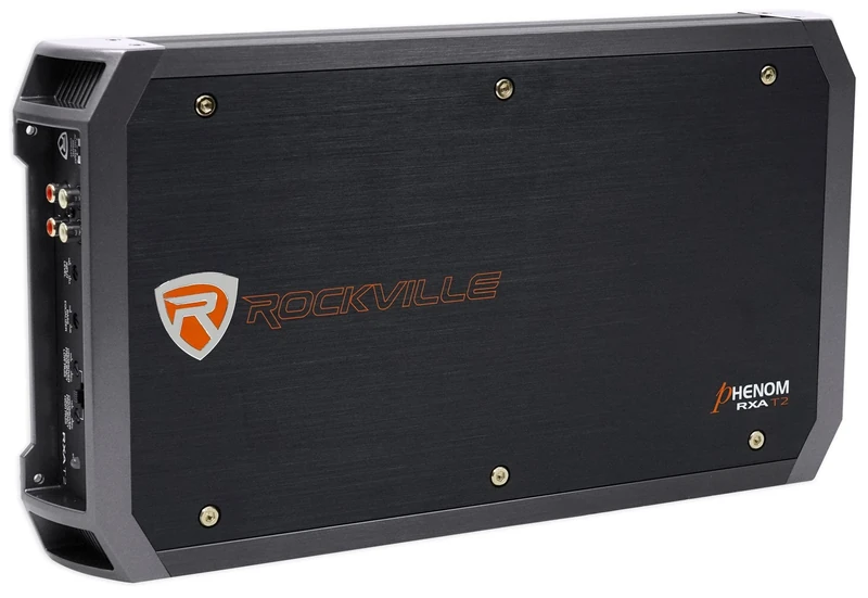 Rockville Rxa-t2 New 2400W Peak/1250w RMS 2 Channel Car Stereo Amp