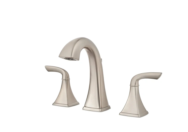Pfister LG49BS0K LG49-BS0K Bronson 8" Widespread Bathroom Faucet in Brushed Nickel, 8 inch