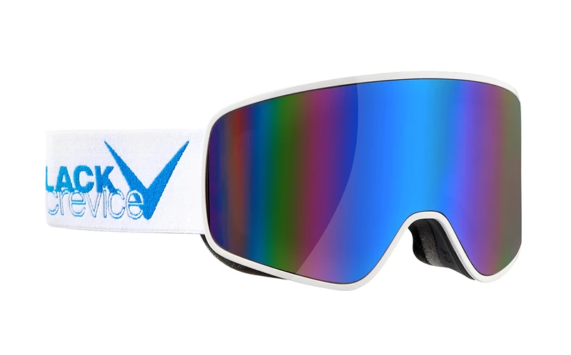 Black Crevice Planai unisex ski goggles, Unisex, Skibrille Planai, white/blue, One Size