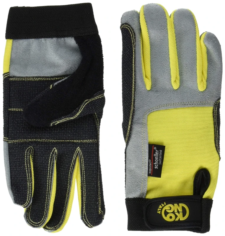Kong - Full Gloves, Yellow, Size L - Image 1