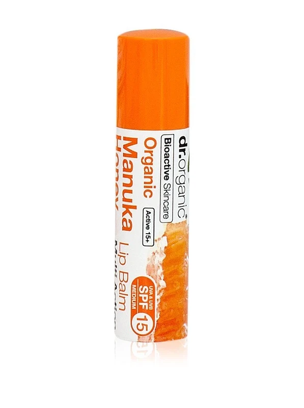 Dr. Organic Lip Balm Set of 16 Manuka Honey 91.2 g