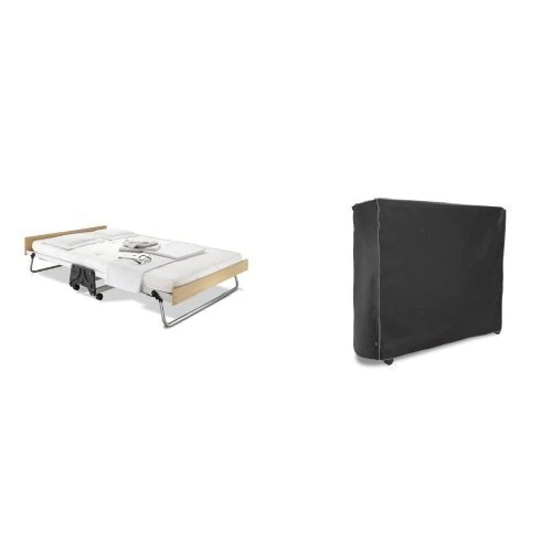 JAY-BE J-Bed Double Folding Bed with Contact Mattress and Bed Cover