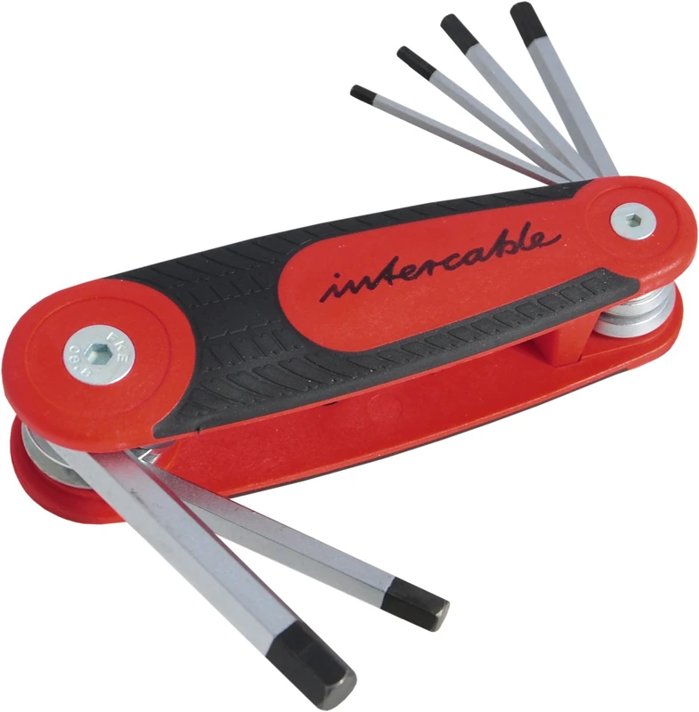 intercable 7401002 Allen Key Set, Red