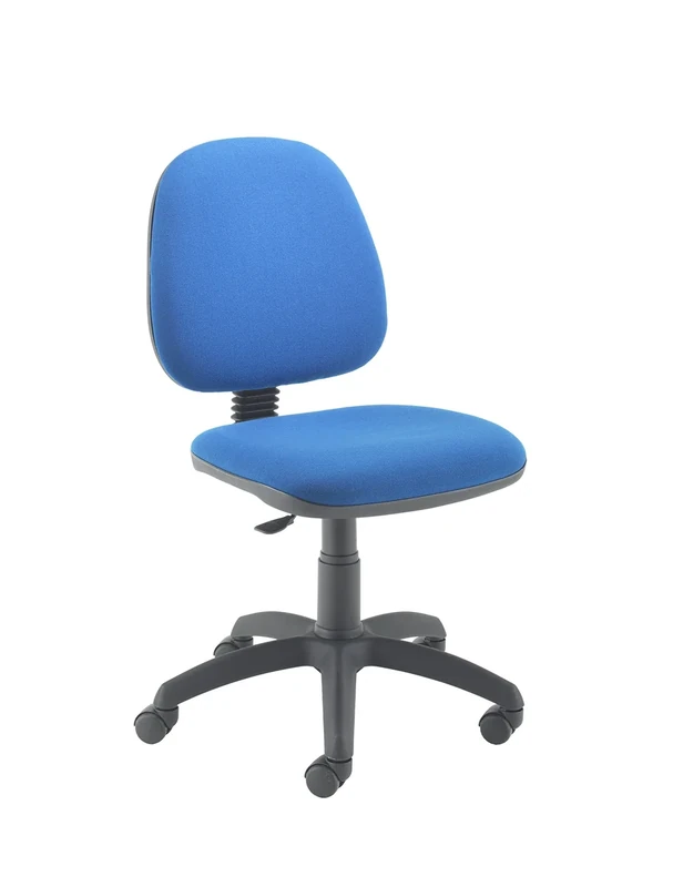 Office Hippo Mid Back Desk Chair, Ergonomic Office Chair For Home & Office With Height Adjustable Seat & Lumbar Support For Extra Comfort, Computer Chair For Daily Use - Royal Blue
