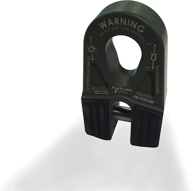 Factor 55 00080-06 FlatLink E Expert Version Winch Shackle Mount Assembly Anodized Gray