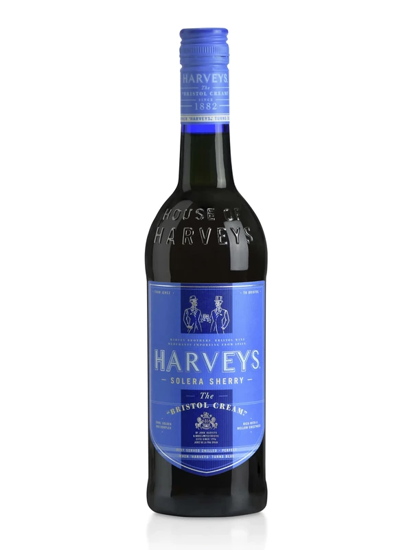 Harveys Bristol Cream Sherry 1 Litre | Best Served Chilled | Full-bodied, Rich, Mellow, Long Lasting 15.5% / 17.5% vol Sherry