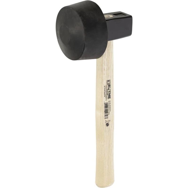 Ruthe 3012518119 VPA/GS Pavers Hammer with Vulcanised Rubber Head, Multi-Colour, 1250 g