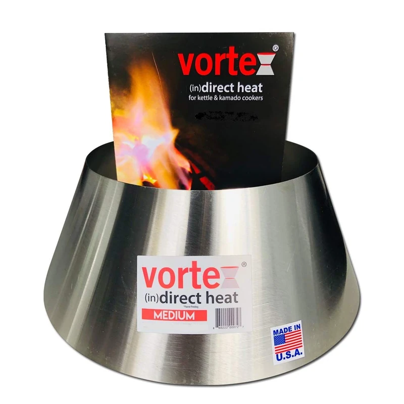 VORTEX (IN) Direct Heat for Charcoal Grills, Medium Size - Fits Weber Kettle 22 26.75 WSM Smokey Mountain XL Kamado XL Big Green Egg - Image 1
