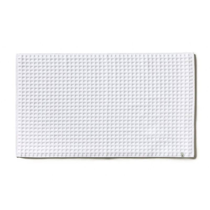 Möve Piquée bath mat 60 x 100 cm, 100% cotton, snow