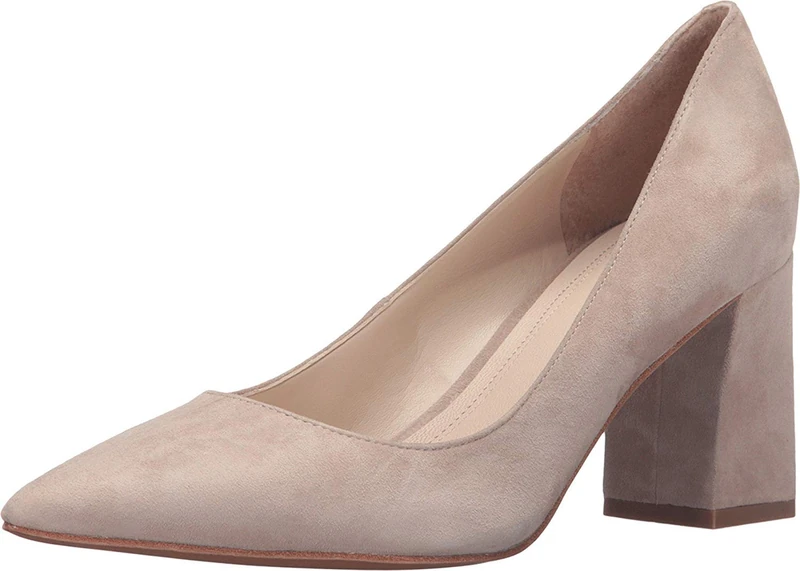 Marc Fisher LTD Women's Zala Pump, Medium Natural Suede 261, 4.5 UK