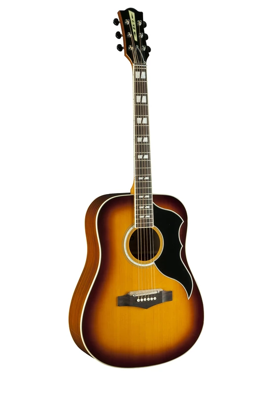 EKO Guitars 06216942 RANGER Series VR VI Dreadnought Acoustic-Electric Guitar, Honey Burst - Image 1