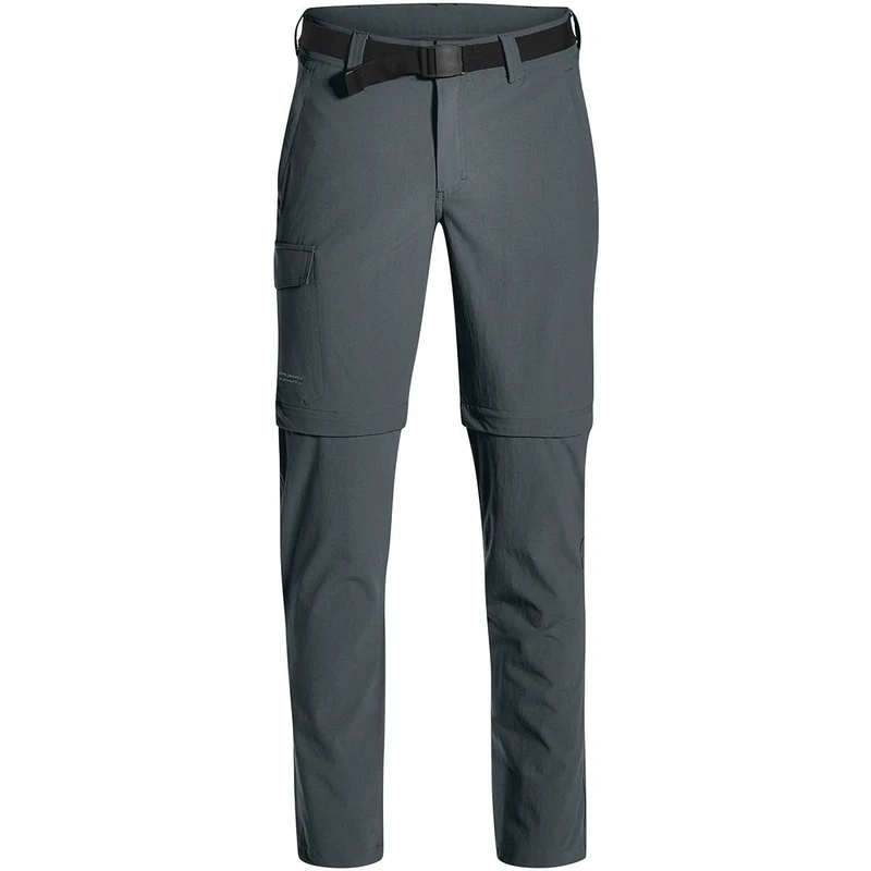 maier sports Torid Slim Zip, Men's Hiking Trousers, Water-Repellent Outdoor Trousers for Trekking and Hiking, Close-Fitting, Zip-Off Function, PFC-Free, mSTRETCH pro 4 & dryprotec Graphite