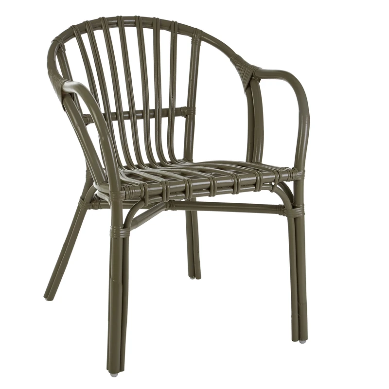 Premier Housewares 2404665 Havana Low Armchair - Grey