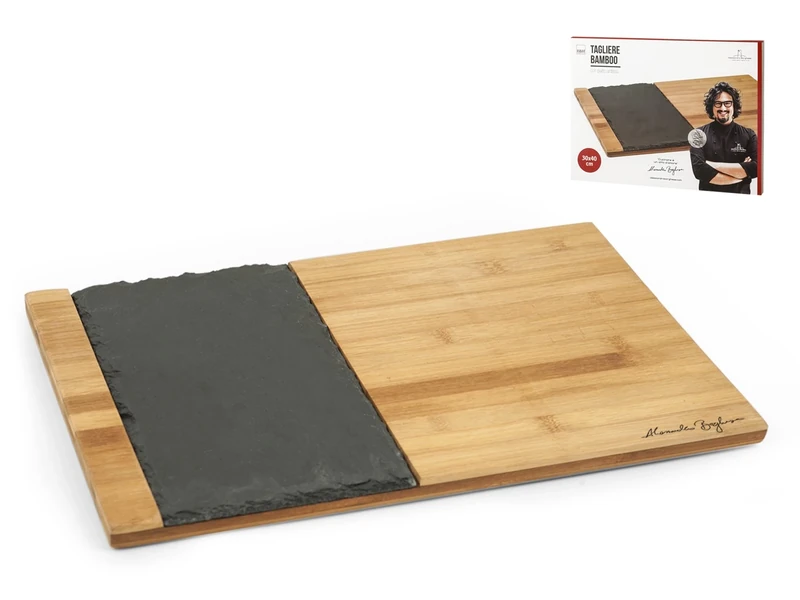 H&H Alessandro Borghese The Luxury of Simplicity, Wood, Brown/Black, 30 x 40 x 1.2 cm