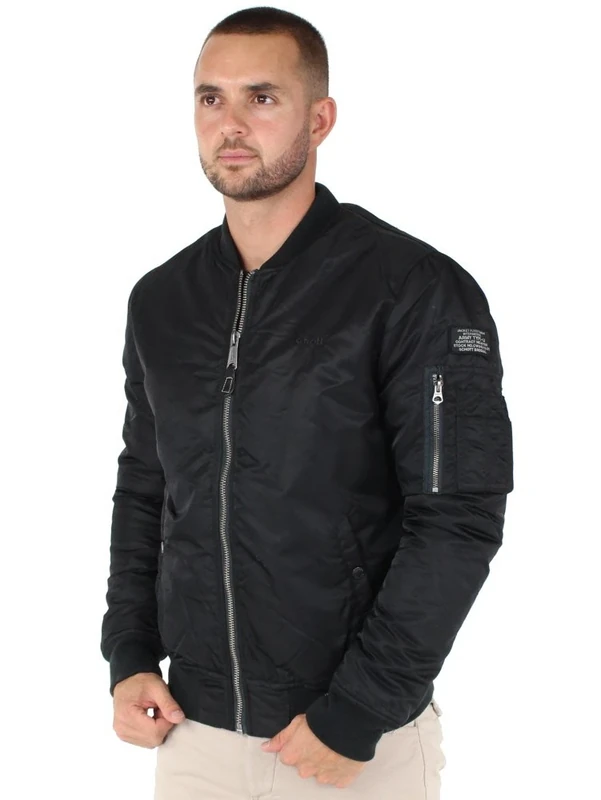 Schott NYC Men's AIRFORCE1 Jacket, Black, X-Large