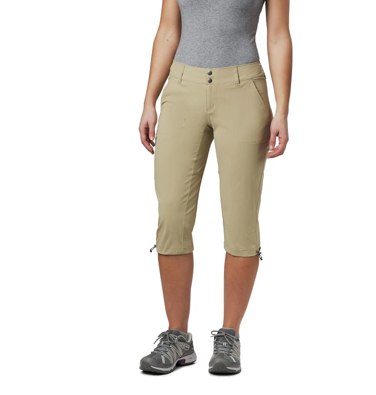 Columbia Women's Saturday Trail 2 Knee Pant Hiking Trousers, BRITISH TAN, Size W10/L18