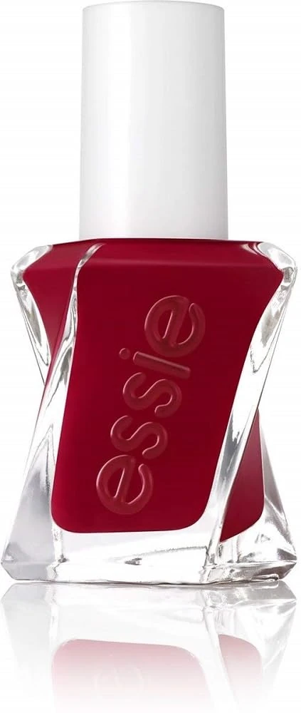 Essie Gel Couture Longlasting High Shine No UV Lamp Required Nail Polish Burgundy Red Colour, Shade 345 Bubbles Only 13.5ml