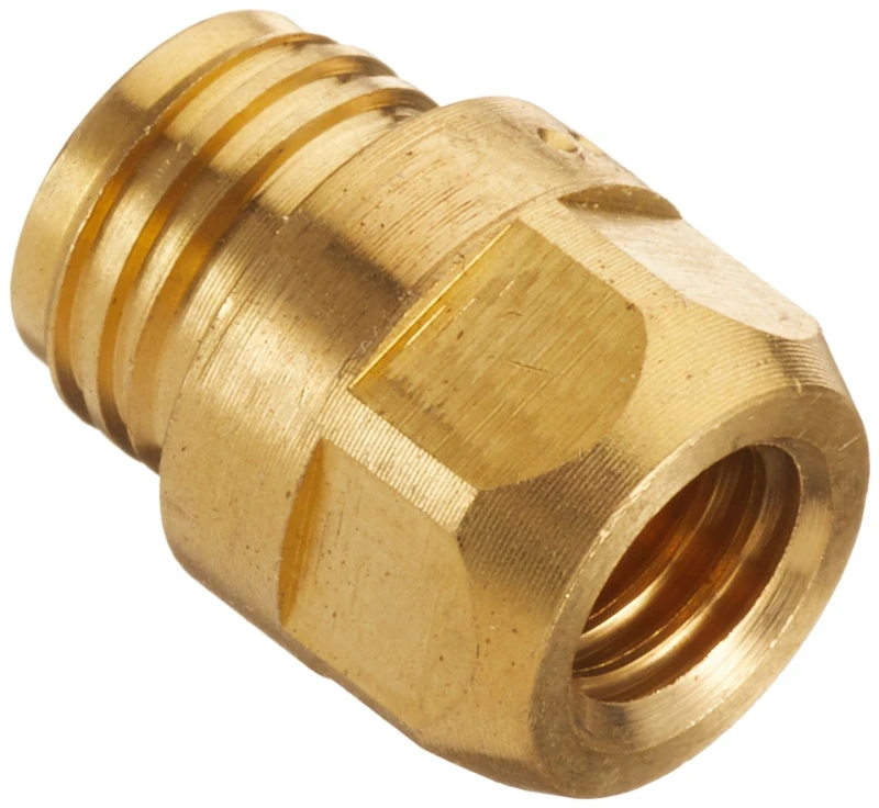 Abicor Binzel 142.0121 Brass Contact Tip Holder for Welding Torch, M6/BI 8/24 Thread Size, 13 mm Length (Pack of 10)