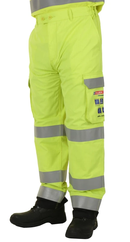 CLICK ARC COMPLIANT TROUSER YELLOW 50T