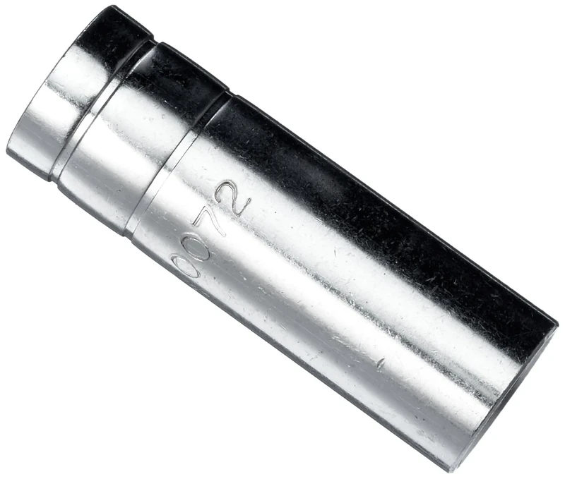 Abicor Binzel 145.0072 Gas Nozzle for Welding Torch, Heavy Duty, Cylindrical, 15 mm Diameter (Pack of 10)