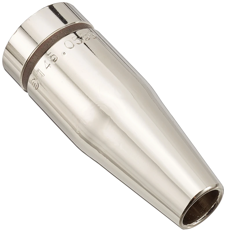 Abicor Binzel 145.0589 Gas Nozzle for Welding Torch, Flush Conical, 13 mm x 28 mm Diameter, 75 mm Length (Pack of 5)