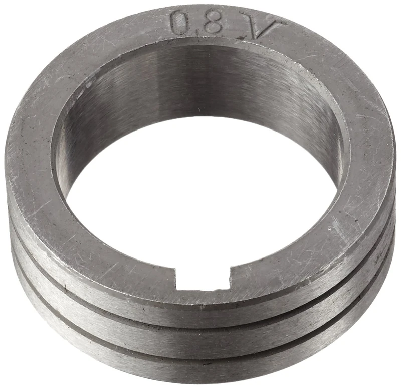 Abicor Binzel 881.3139 Wire Feeding Roll for miffs V2 master Feeder System, 0.8/0.8 V-Groove for Steel, CuSi Wire