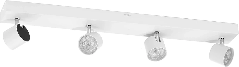 Philips myLiving Star WarmGlow Dimmable LED SpotLight, 4 x 4.5 W LED Light, Instant Start, Easy Installation - White