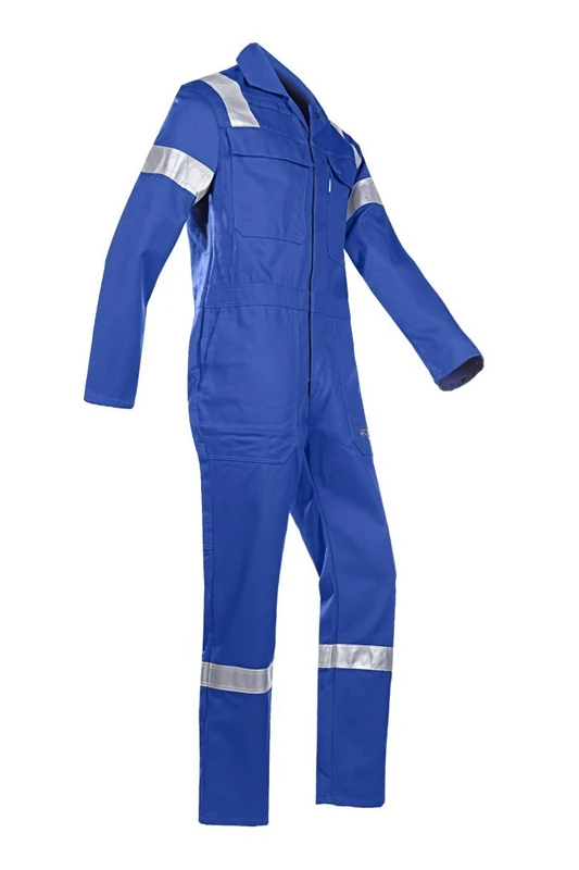 SIOEN 007VN2PIFH46R58 Aversa Flame retardant anti-static offshore coverall, Regular 58, Royal Blue