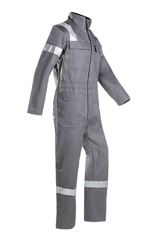 SIOEN 017VN2PFAM44I46 Carlow Offshore coverall with ARC protection, Long 46, Grey - Image 1