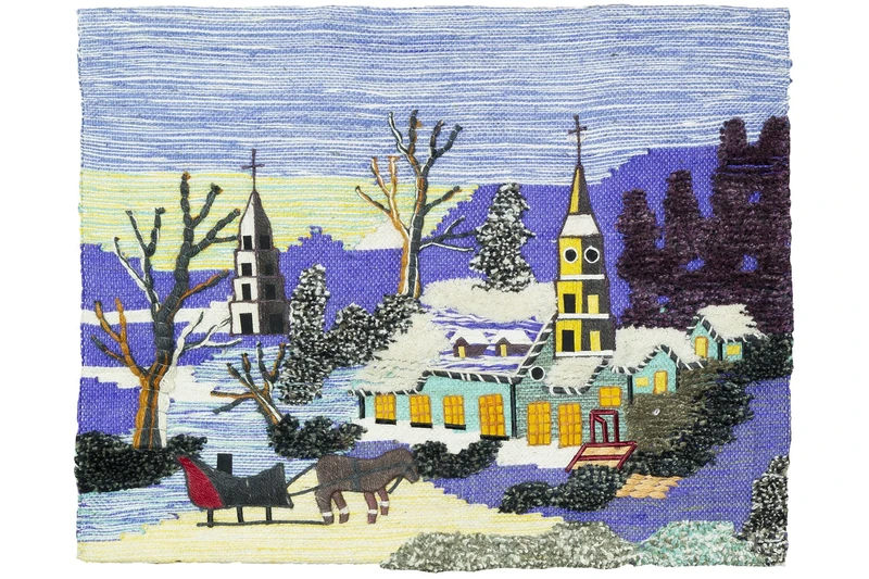 Jute & Co. ARA407 - Wall Hanging Tapestry, 90 x 60 Cm. - Image 1