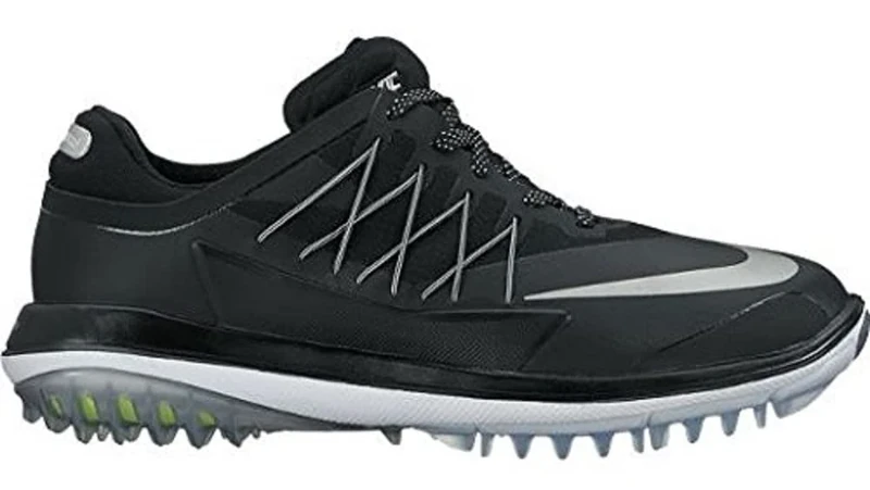 Nike Lunar Control Vapor, Womens Golf Shoes, Black (Black/Metallic Silver/White), 5 (38.5 EU) - Image 1