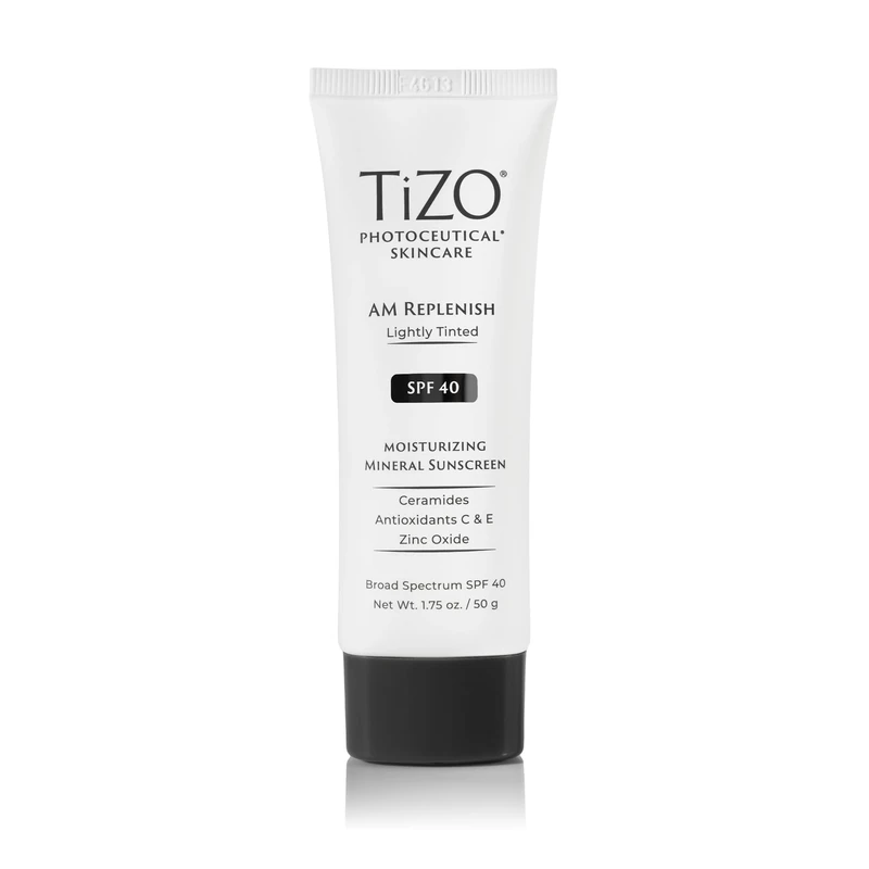 Tizo Photoceutical AM Replenish SPF 40 - Lightly Tinted For Unisex 1.75 oz Sunscreen