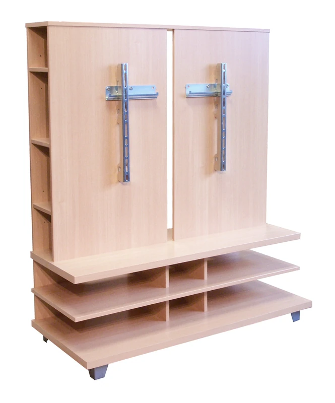 Berlioz TV Stand Particle Board Beech Creations 5000 Wood 110 x 51.5 x 129 cm - Image 1