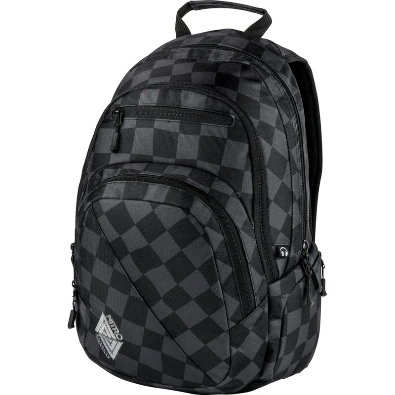 Nitro Stash Rucksack, Schulrucksack, Schoolbag, Daypack, Checker, 49 x 32 x 22 cm, 29 L,