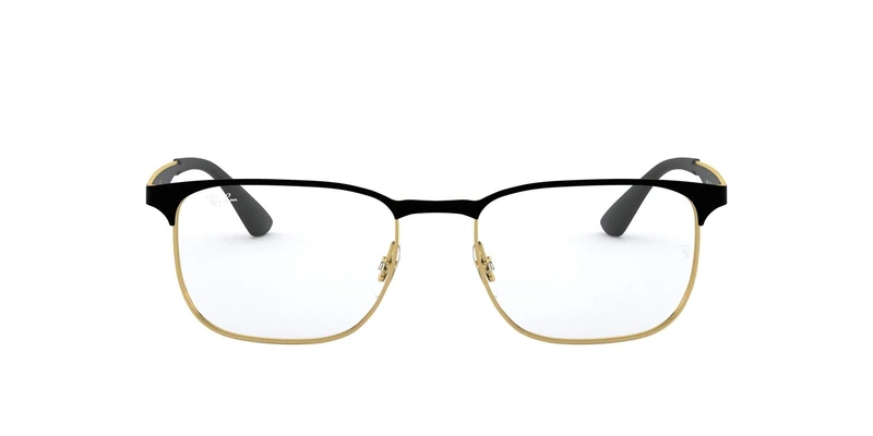 Ray-Ban Women’s 0RX 6363 2890 54 Optical Frames, Gold (Gold Top On Black)